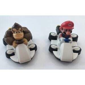2014 SUPER MARIO KART Nintendo McDonald Toys~Mario & Donkey Kong